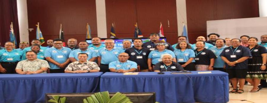 PNA Officials and FSM Leaders at the 43rd Meeting of the PNA